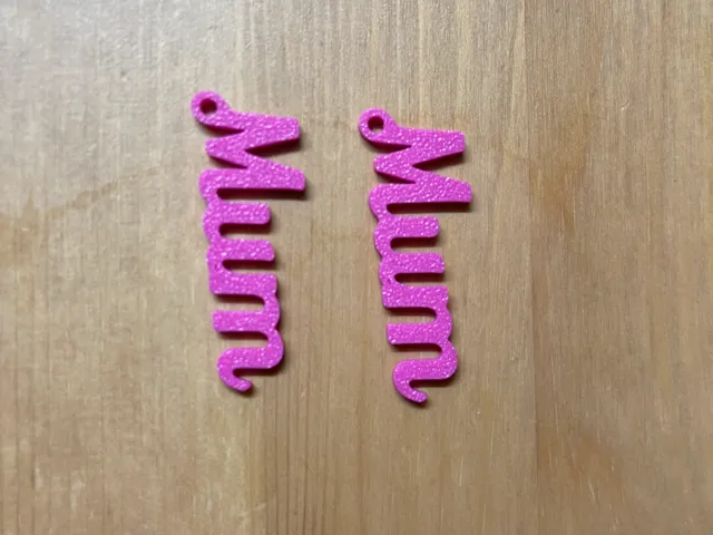 mum earrings