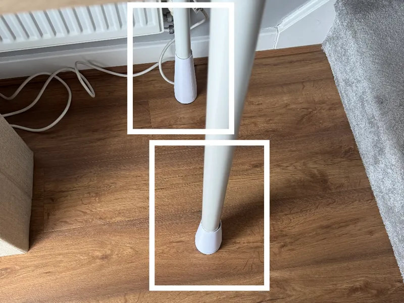 Simple Ikea Table LINNMON / ADILS Leg Extender