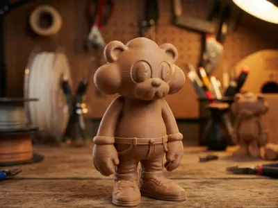 MODERN STREET ART BEAR