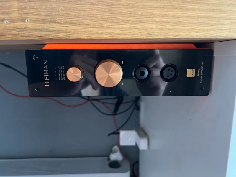 DearTanker 自制 HIFIMAN 海菲曼 EF499 解码耳放一体机 挂架 抽拉式