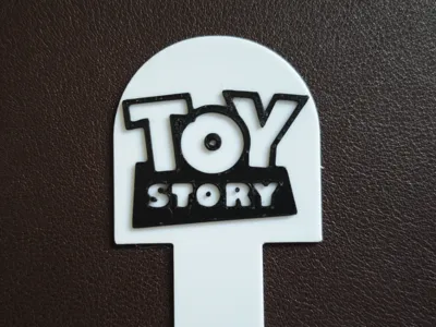 Toy Story logo bookmark, two different models