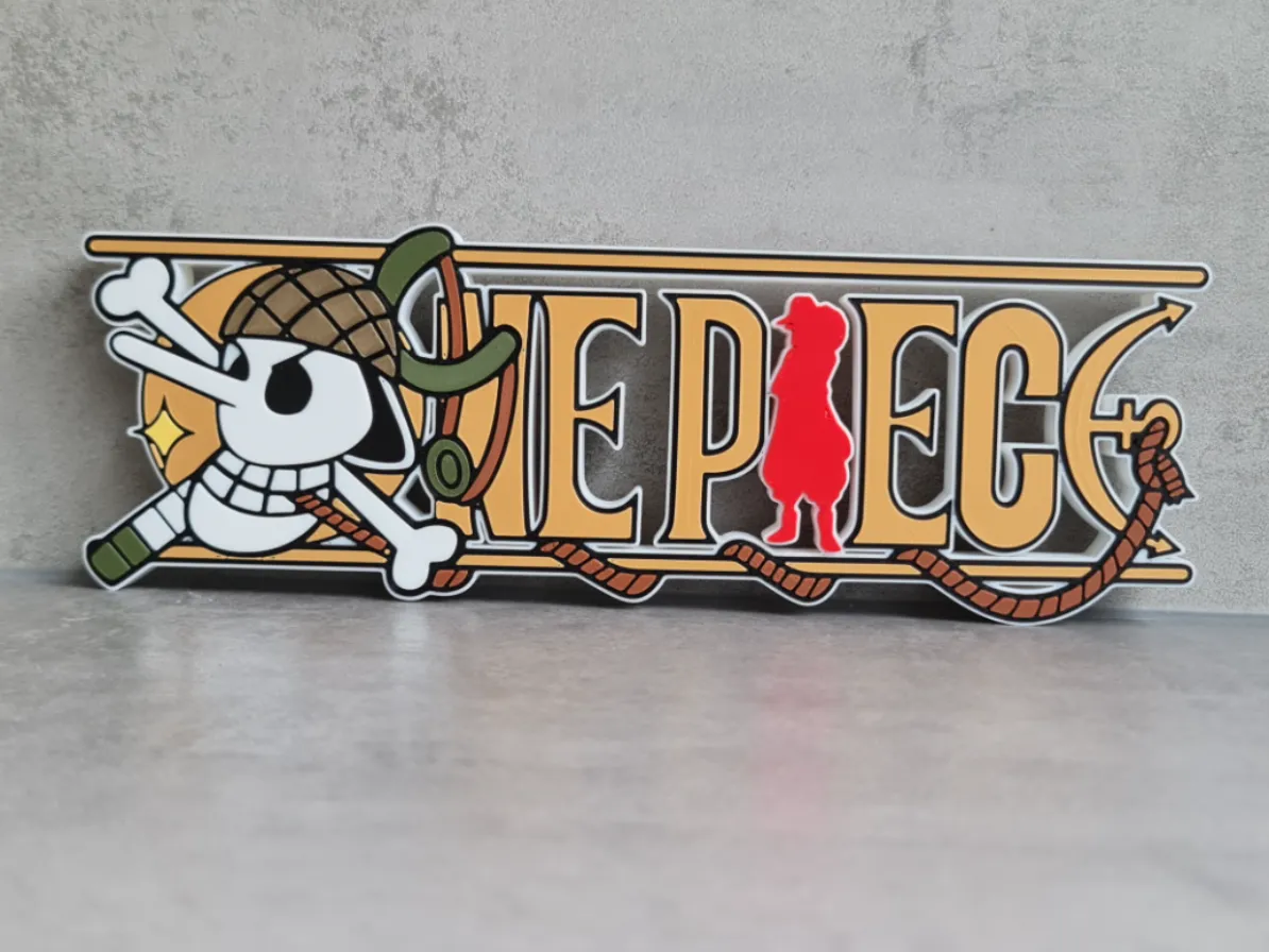 One Piece Usopp Logo / Sign - Free 3D Print Model - MakerWorld