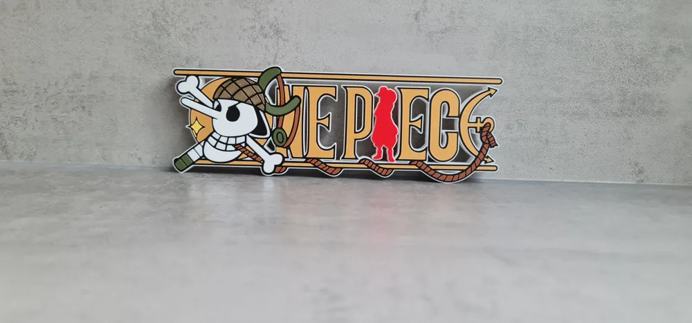 One Piece Usopp Logo / Sign - Free 3D Print Model - MakerWorld
