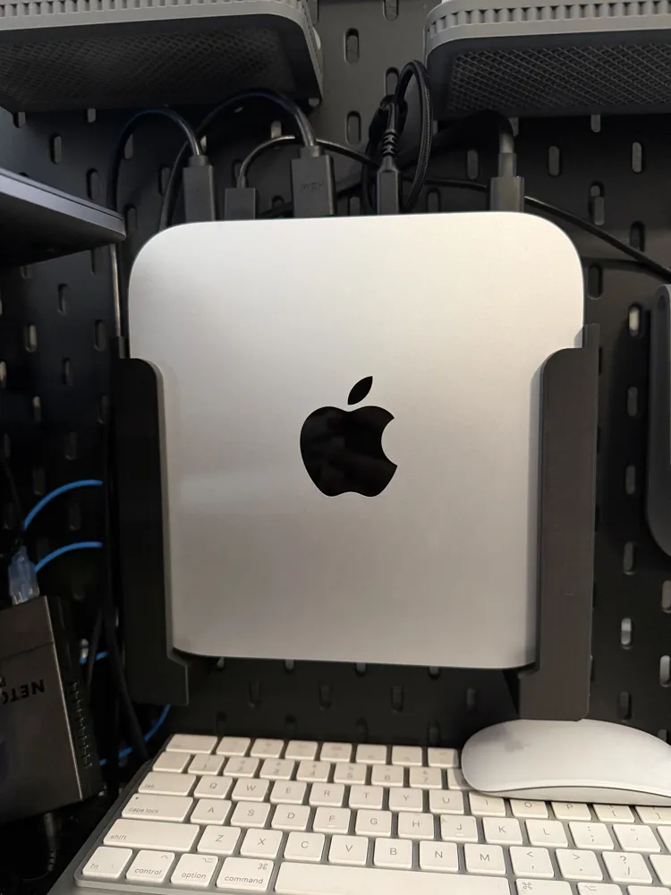 Skadis Mount for Mac Mini M2 w/ Satechi Dock - Free 3D Print Model ...