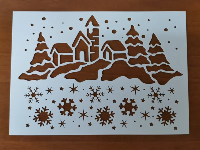 Christmas stencil