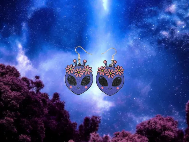 Fashion Alien earrings