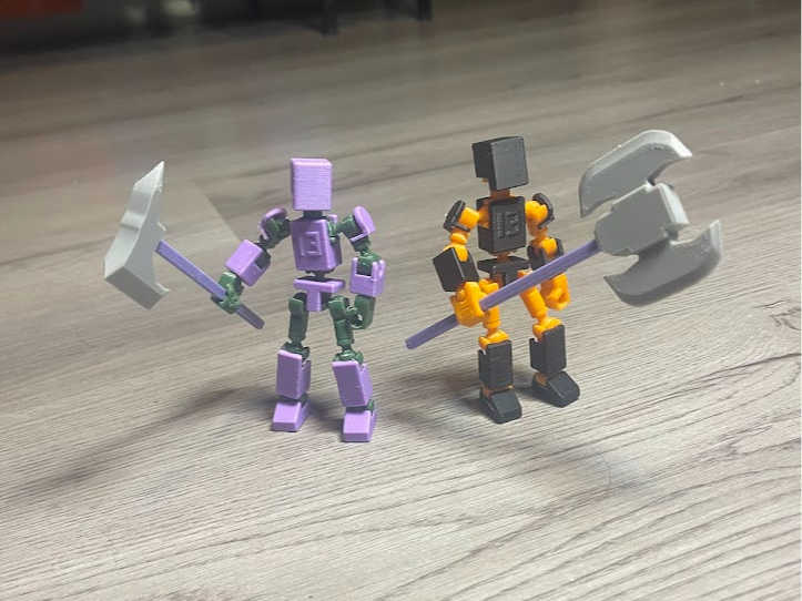Battle axes pack for Dummy 13