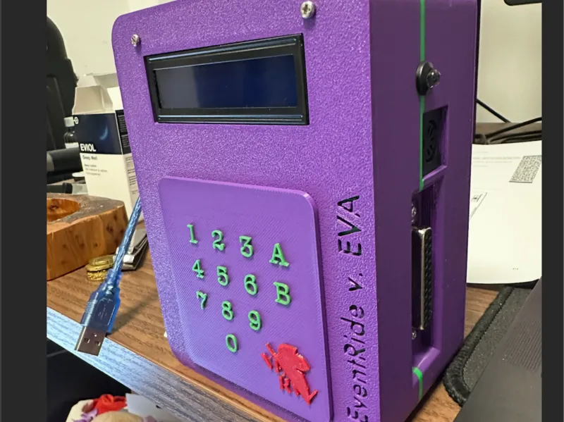 NERV box for arduino with 16x2 screen and keyboard