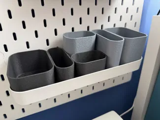 Modular Inserts & Organizers for IKEA Skadis Shelf