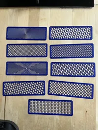 Single color, 2 plates, PLA