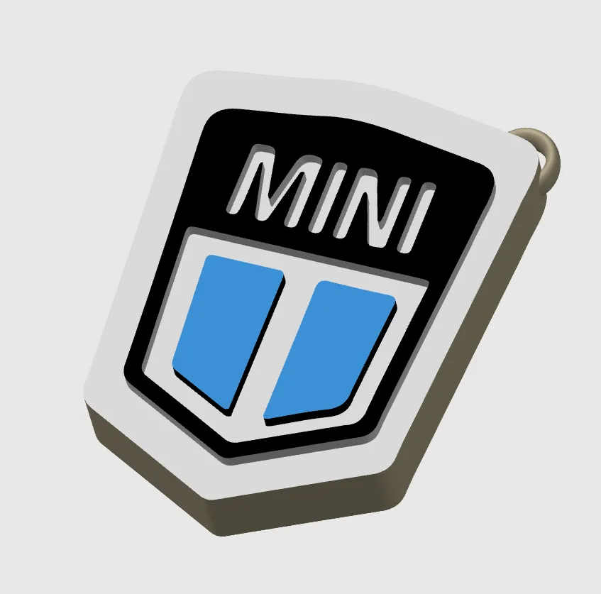 3D Classic Mini Logo KeyFob By Roobarb MakerWorld 3d-classic-mini-logo-keyfob-by-roobarb-makerworld