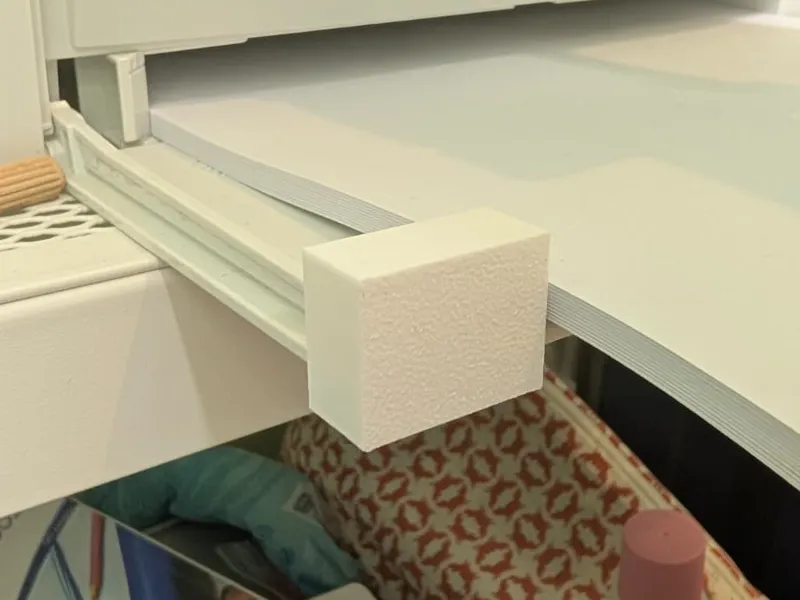 HP Printer paper holder for straight prints