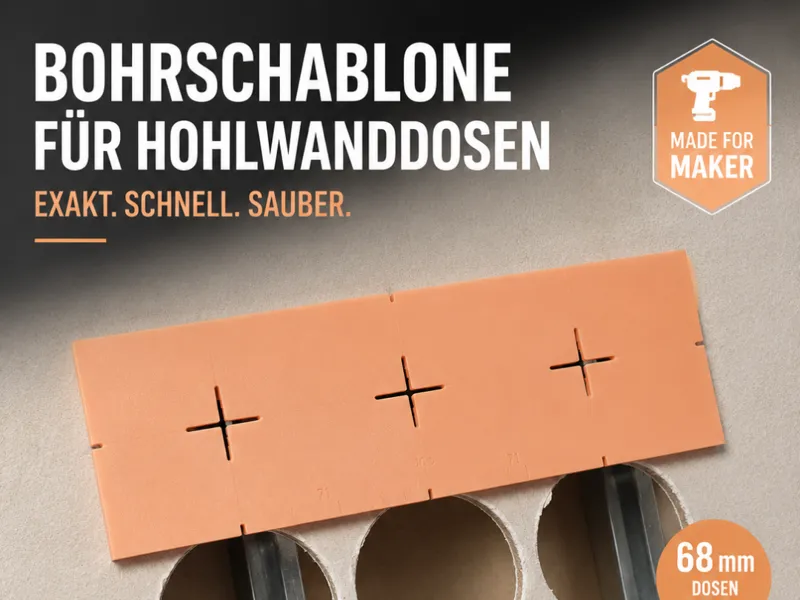 Bohrschablone Hohlwanddosen