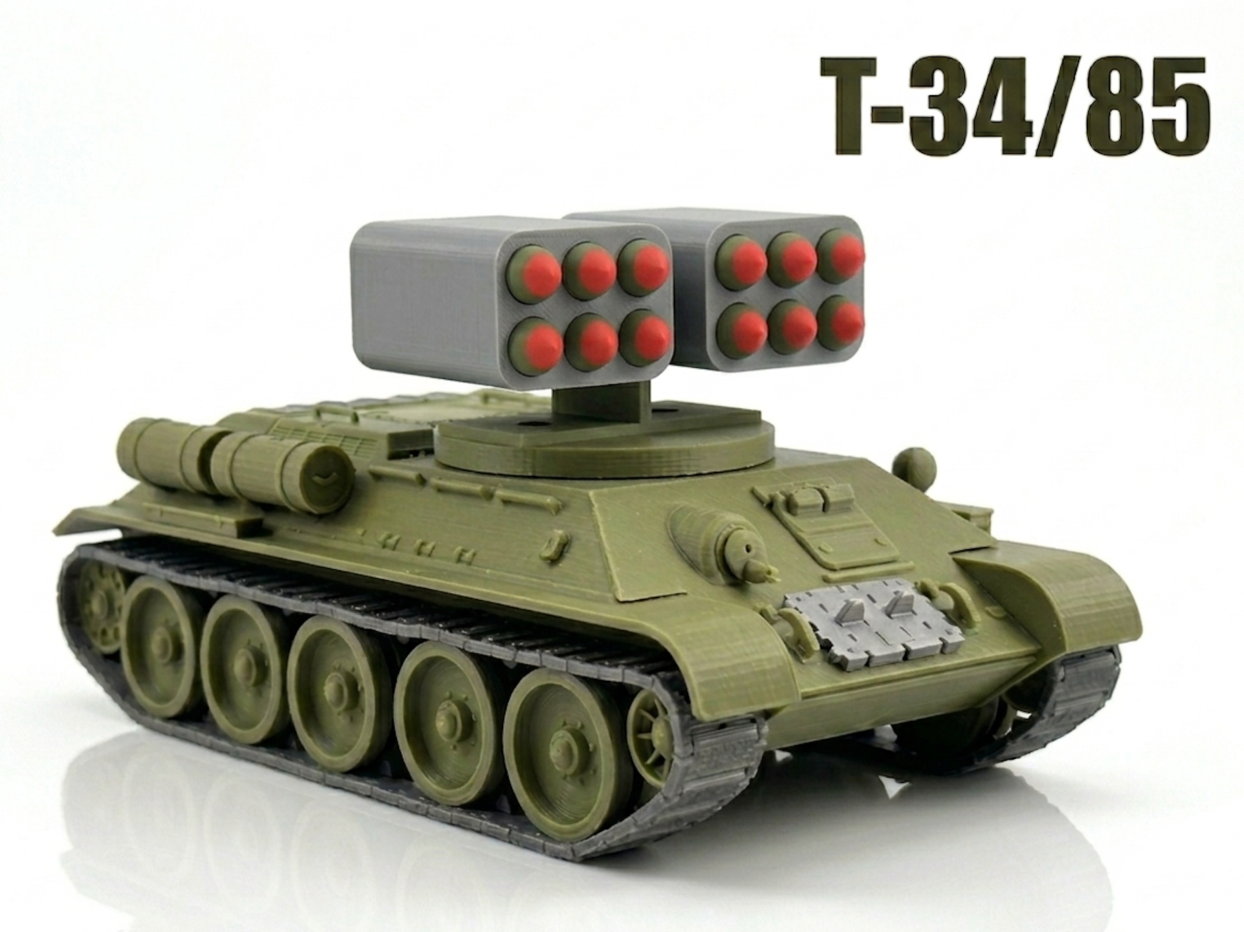 Missile launcher tank- Based on T-34