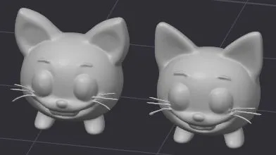 cat earrings view 2
