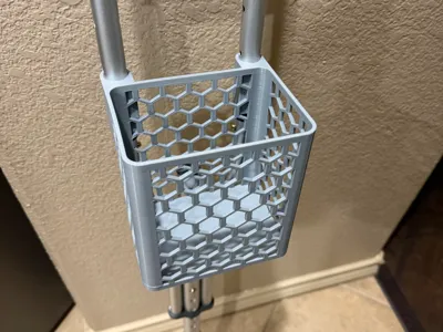 Crutch basket