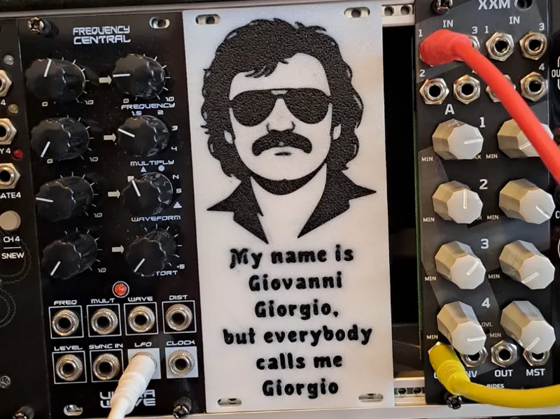 Giorgio Moroder 12HP Blank Panel Eurorack