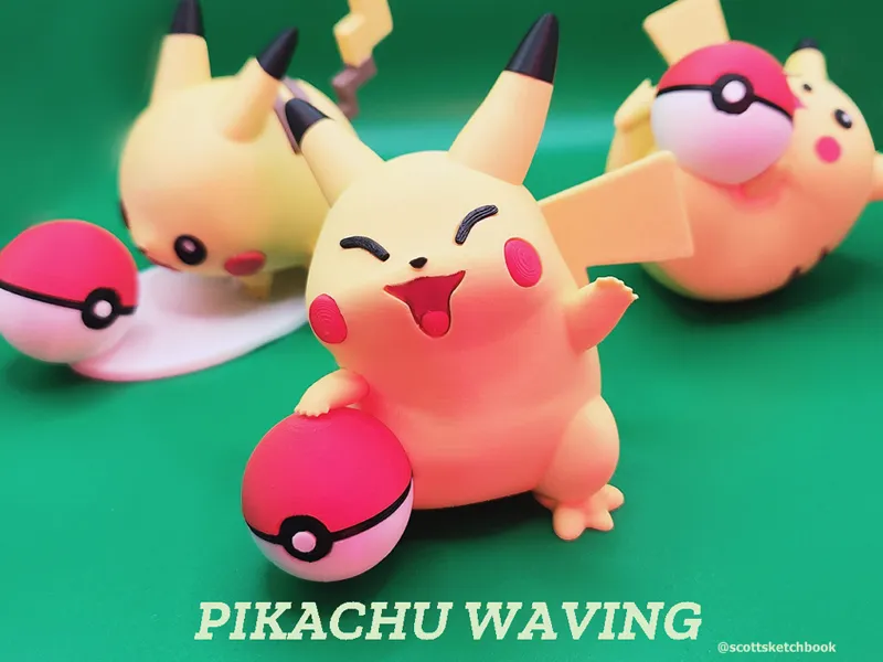 Pikachu Waving