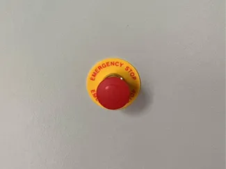 Emergency shutdown button sign ESD (22.6mm hole)