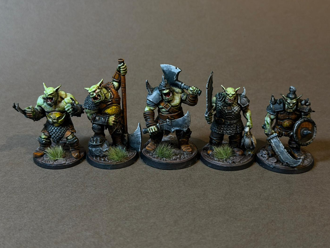 Group of Orks for Tabletop
