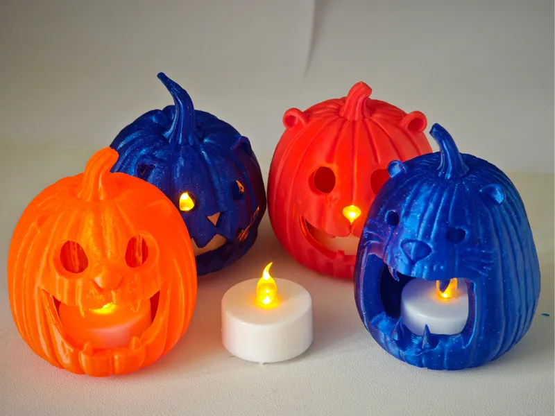 Halloween LED tealight lanterns - Otter pack