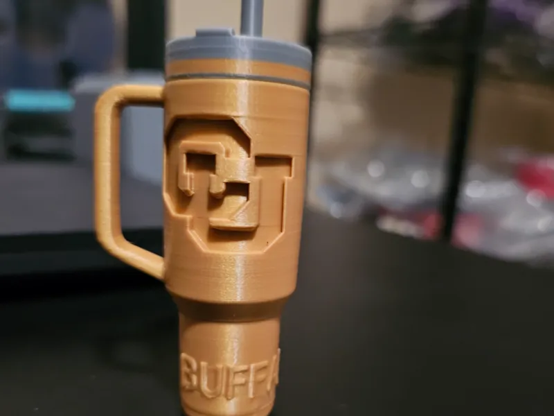Colorado Buffs Chapstick Stanley Keychain