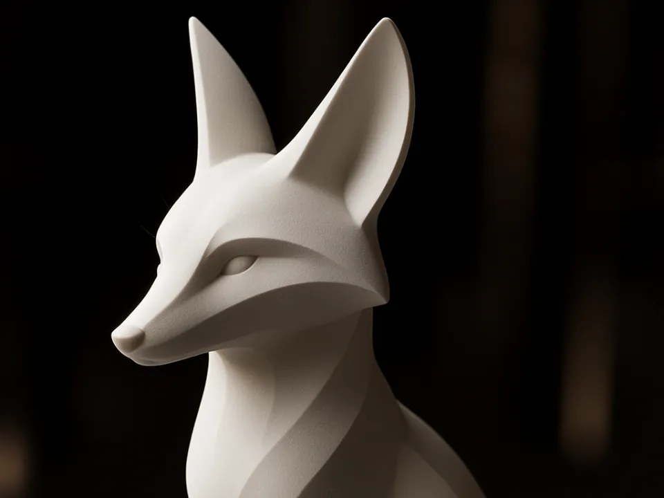 Modern Fox - Free 3D Print Model - MakerWorld