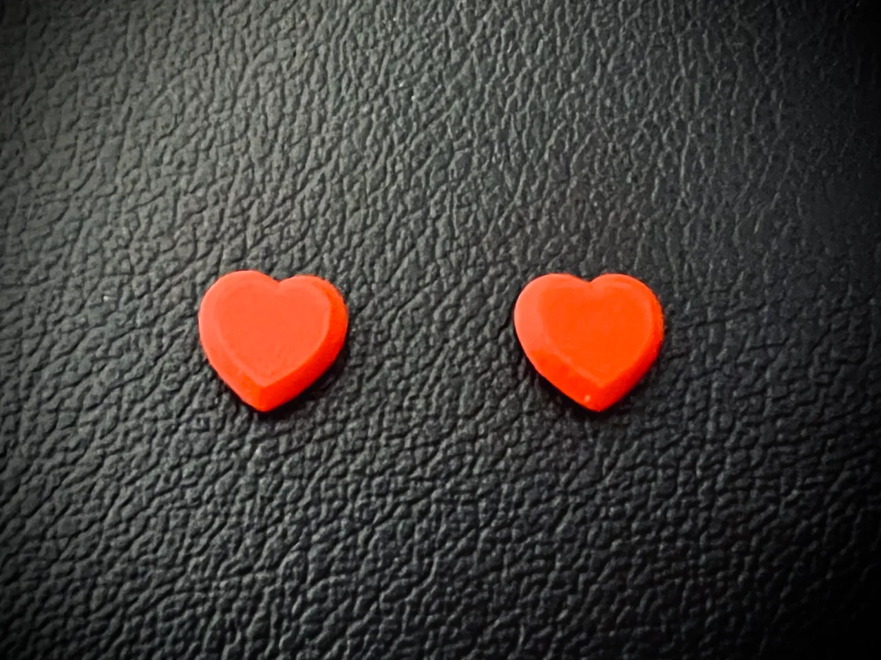 Sculpted Magnetic Heart Earrings view 2