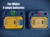 Special - Wide Base - for 4 Amps Batteries