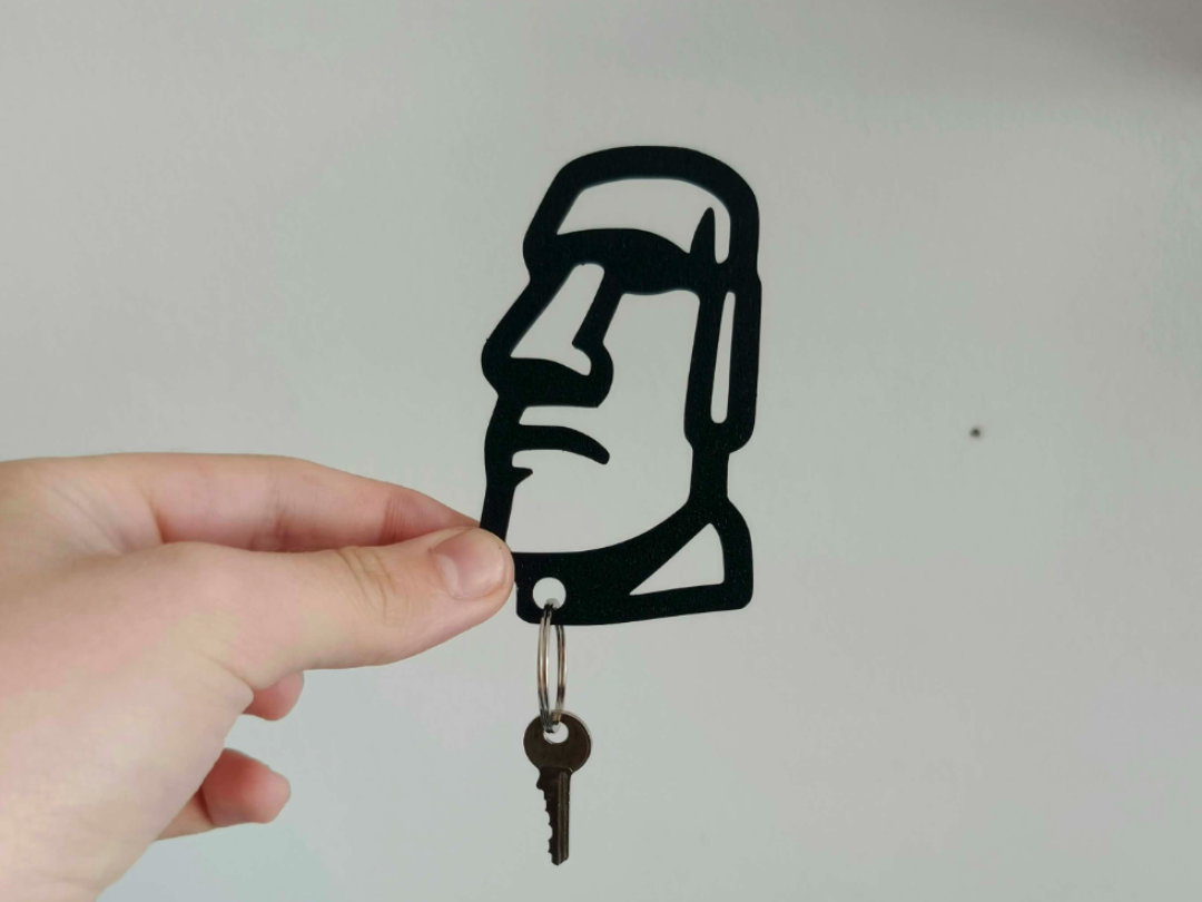 Sigma Face Keychain – Meme 3D Printable Model 3D model