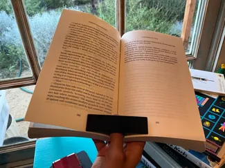 thumb book holder