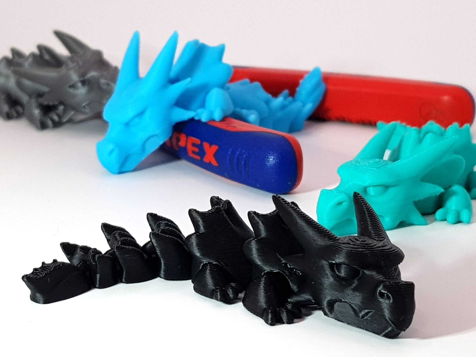 Articulierter Drache beweglicher Drache flexibel 
