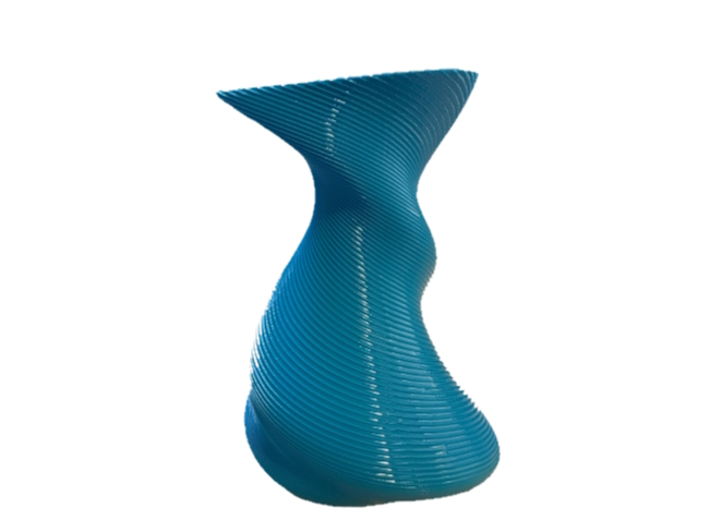 Twisted Spiral Vase – Modern Decorative Vase