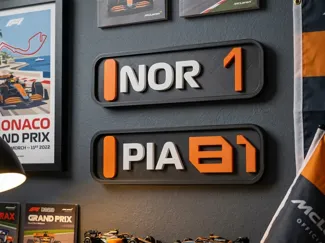 McLaren Formula 1 Driver tags 2026