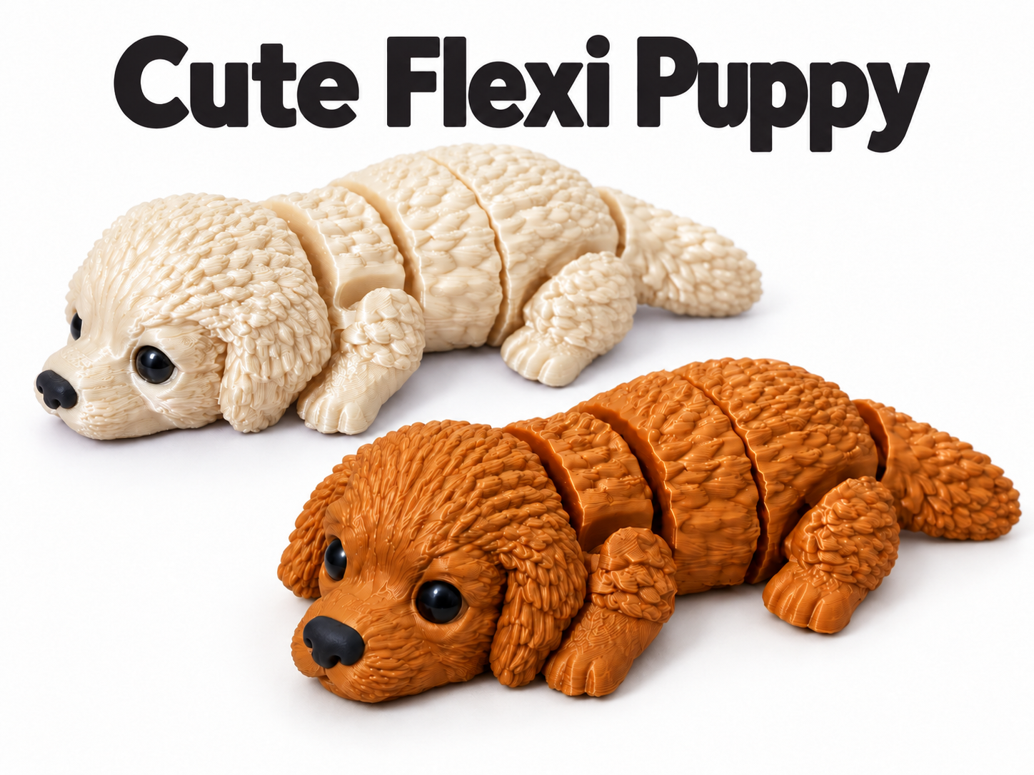 Cute Flexi Puppy – Articulated Dog - 1
