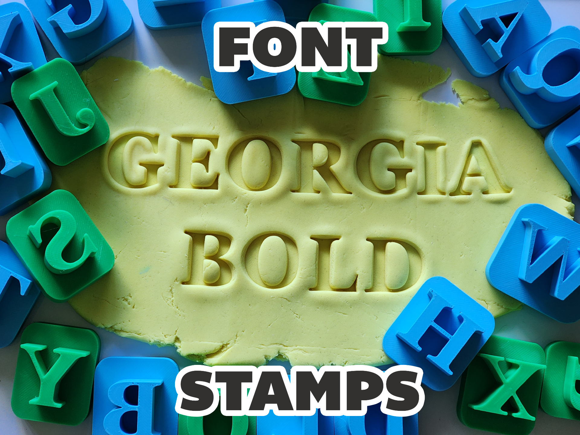 Letter Stamp V3 - Georgia Bold