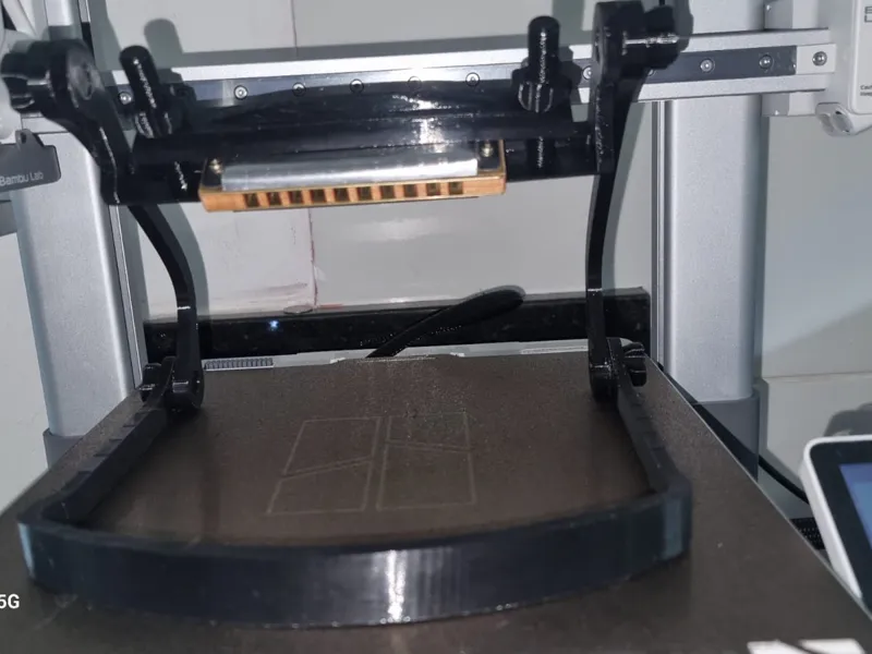 Suporte para Gaita Diatônica – Projeto Original