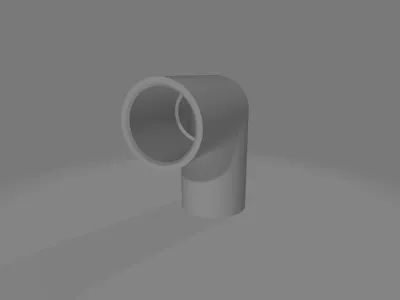 90° elbow for 14 mm tube