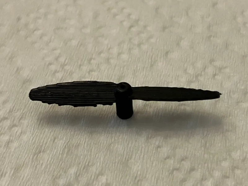 Tiny Propeller (for 1mm motor shaft)