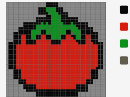 Tomato pixel art