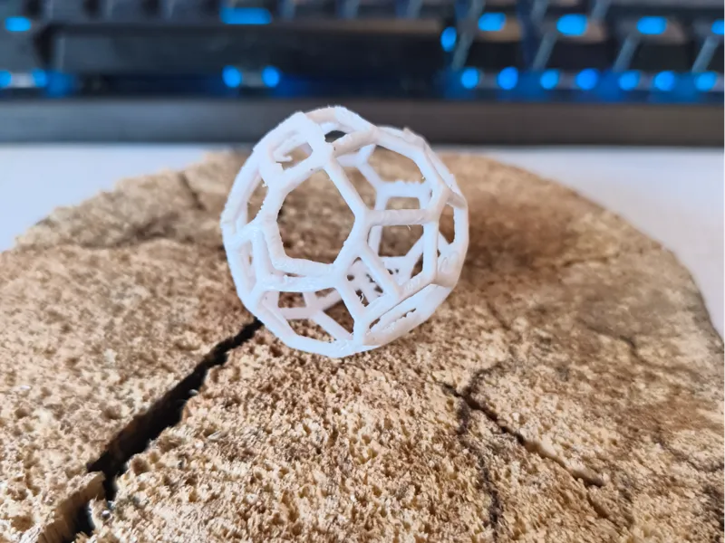 modern light christmas bauble
