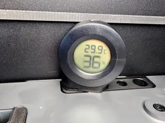 P1S Angled Hygrometer Mount 12&6 o'clock tabs