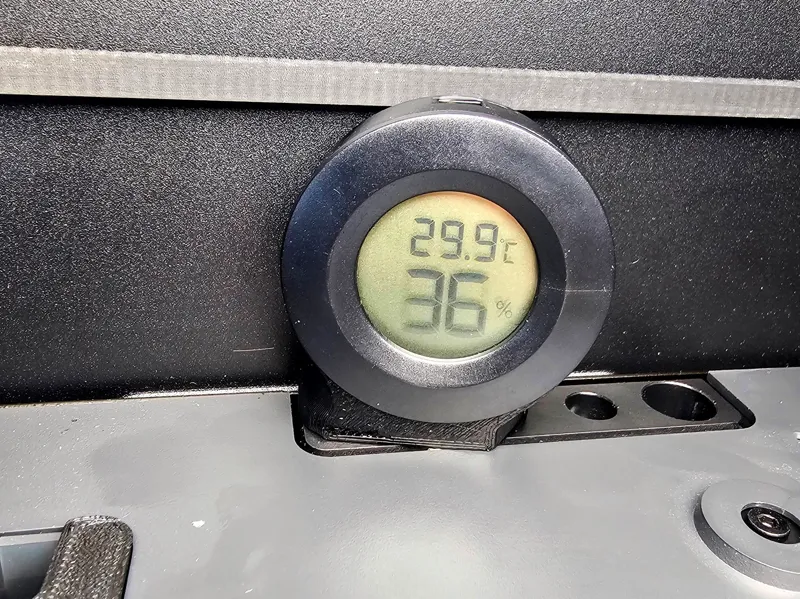 P1S Angled Hygrometer Mount 12&6 o'clock tabs