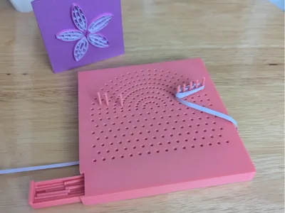 Paper Quilling/Husking Board