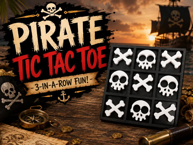 Pirate Tic Tac Toe