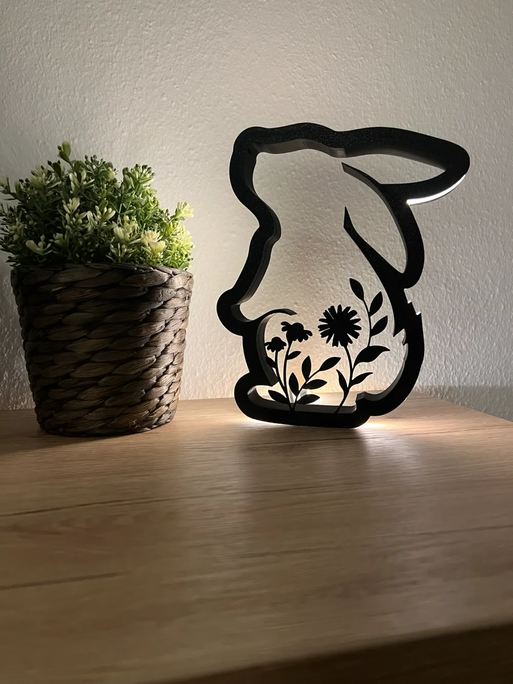 Modern Rabbit Bunny Hase LED by tuenn MakerWorld: Download Free 3D Models