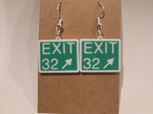 Exit 32 Earrings