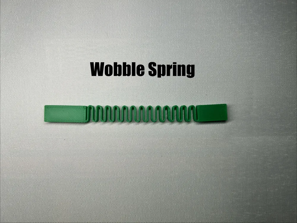 Purge-Line Pouncer (Wobble Spring + Weighted Base) - Free 3D Print ...