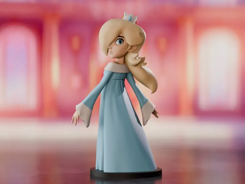 Mario Rosalina Inspired Collectible Figurine 