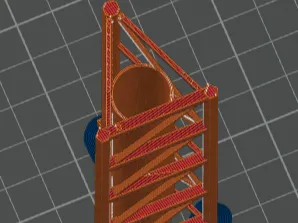 Rollercoaster pen holder (outdated)